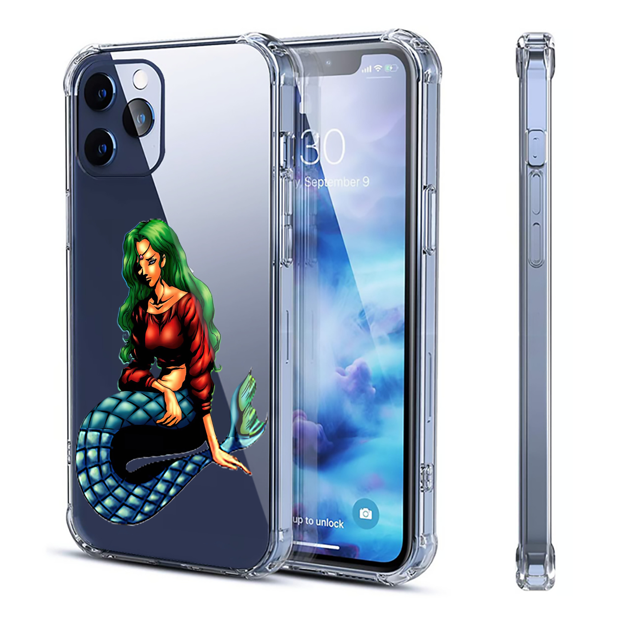 （画像用） 遊☆戯☆王 Yu-Gi-Oh! 【iPhone 12シリーズ対応】透明スマホケース（クリアソフトケース）